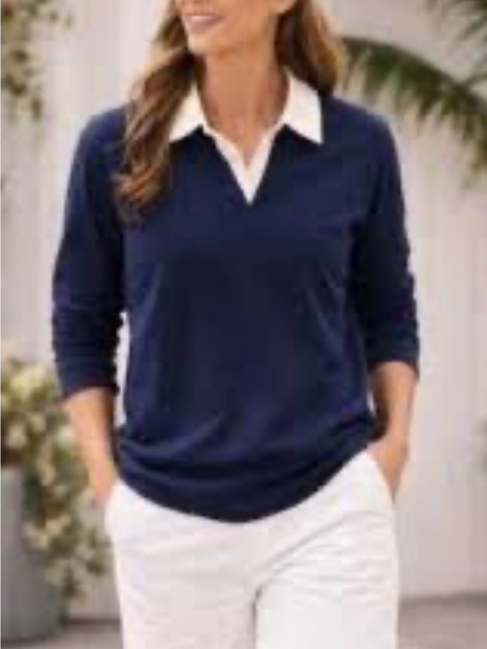 J Crew relaxed fit Rugby style shirt fall 2025